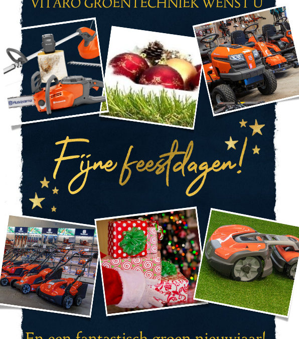 Fijne feestdagen en een groen 2020!